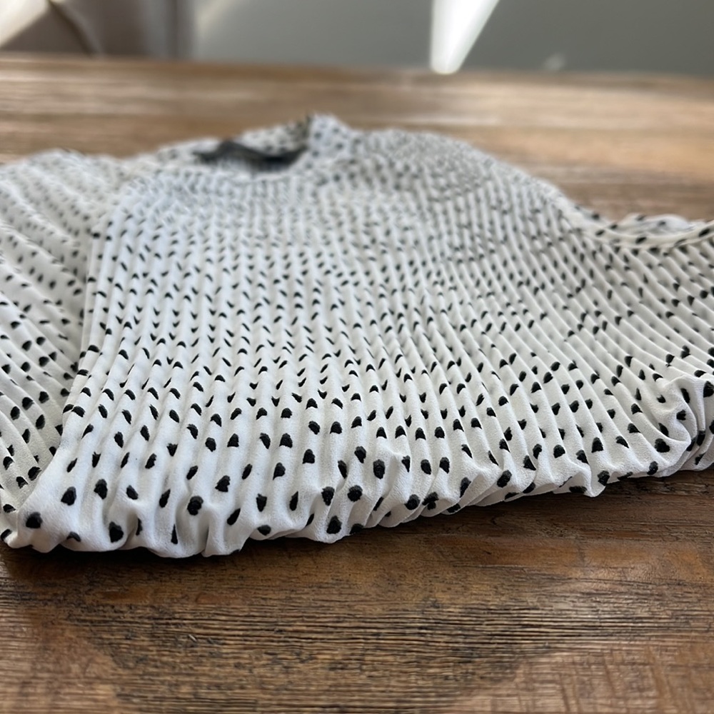 Adrianna Papell black and white top XS - Picture 12 of 12